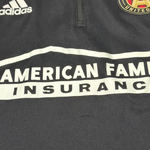 Atlanta United FC Adidas Aeroready Soccer Training Jersey Black Men L FS7116 - Picture 2 of 8